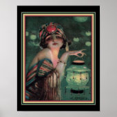 "The Fortune Teller" Art Deco 1920 Poster (Voorkant)