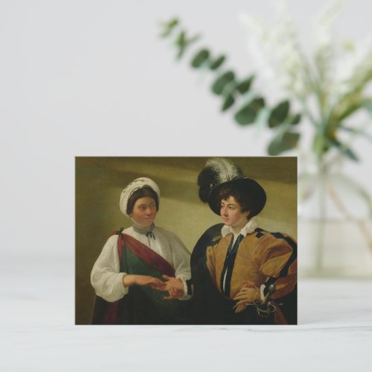 The Fortune Teller, c.1596-97 Briefkaart (Staand voorkant)