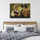 The Fortune Teller, c.1596-97 Canvas Afdruk (Insitu (Slaapkamer))
