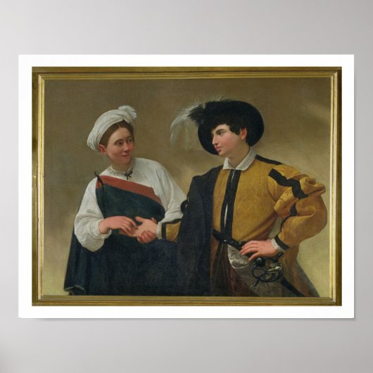 The Fortune Teller (La Buona Ventura), c.1594 Poster (Voorkant)