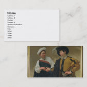 The Fortune Teller (La Buona Ventura), c.1594 Visitekaartje (Voorkant / Achterkant)