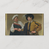 The Fortune Teller (La Buona Ventura), c.1594 Visitekaartje (Achterkant)