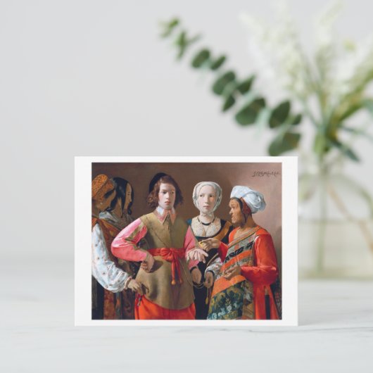 The Fortune Teller, La Tour Briefkaart (Staand voorkant)