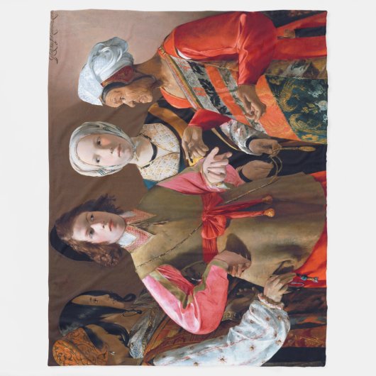 The Fortune Teller, La Tour Fleece Deken (Voorkant)