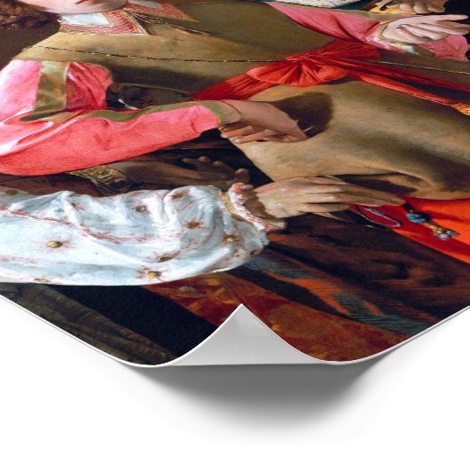 The Fortune Teller, La Tour Poster (Hoek)