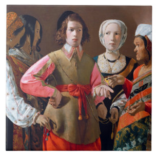 The Fortune Teller, La Tour Tegeltje
