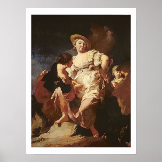 The Fortune-teller (L'Indivona), 1740 Poster (Voorkant)