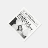 The Forty Times Newspaper 40th Birthday Servet (Hoek)