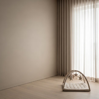 The Foundation Sand Beige™ Kalme Omgeving Behang
