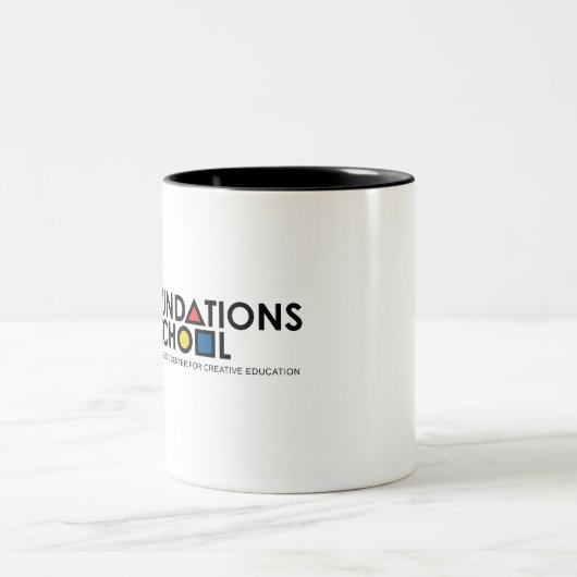 The Foundations School at CCE Mug Tweekleurige Koffiemok (Center)