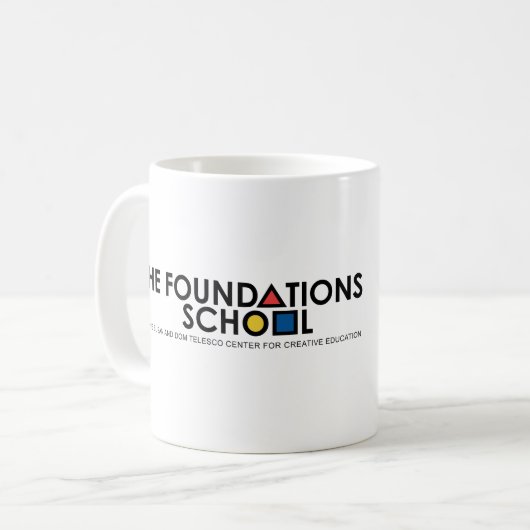 The Foundations School bij CCE Mug Koffiemok (Voorkant links)