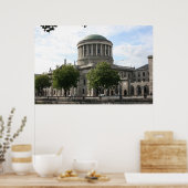 The Four Courts, Dublin, Ierland Poster (Keuken)