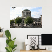 The Four Courts, Dublin, Ierland Poster (Thuiskantoor)