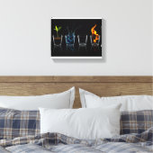 The Four Elements Canvas Afdruk (Insitu (Slaapkamer))