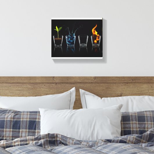 The Four Elements Canvas Afdruk (Insitu (Slaapkamer))