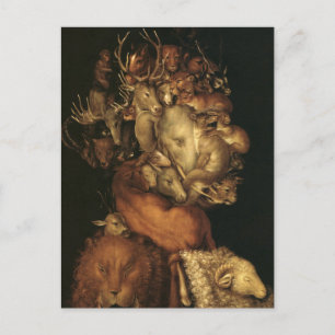 The Four Elements: Earth - Giuseppe Arcimboldo Briefkaart