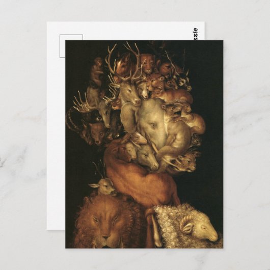 The Four Elements: Earth - Giuseppe Arcimboldo Briefkaart (Voorkant / Achterkant)