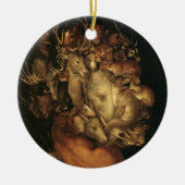 The Four Elements: Earth - Giuseppe Arcimboldo Keramisch Ornament (Voorkant)