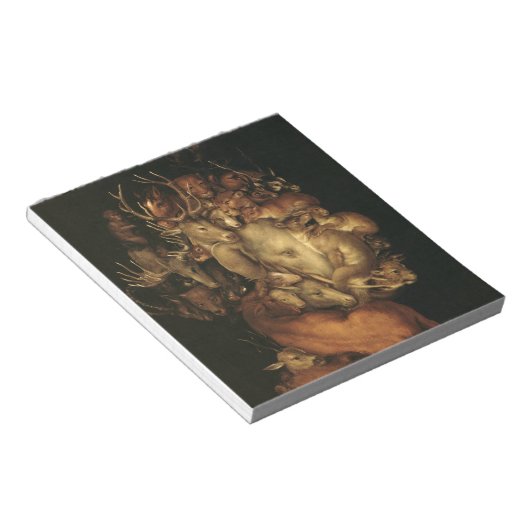The Four Elements: Earth - Giuseppe Arcimboldo Notitieblok (Schuin)