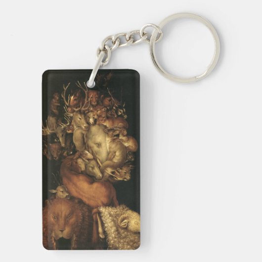 The Four Elements: Earth - Giuseppe Arcimboldo Sleutelhanger (achterkant)