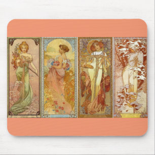 The Four Seasons Art Nourveau Muismat