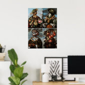 The Four Seasons" door Follower of Giuseppe Arcimb Poster (Thuiskantoor)