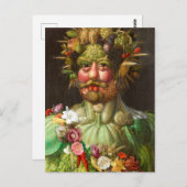 The Four Seasons: Vertumnus - Giuseppe Arcimboldo Briefkaart (Voorkant / Achterkant)