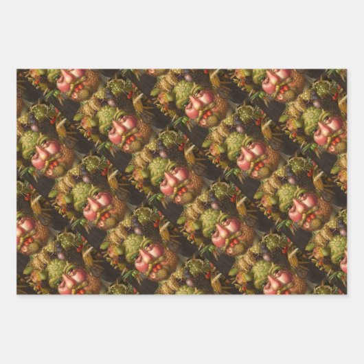 The Four Seasons: Vertumnus - Giuseppe Arcimboldo Inpakpapier Vel (Voorkant 2)