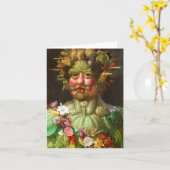 The Four Seasons: Vertumnus - Giuseppe Arcimboldo Kaart (Gele Bloem)
