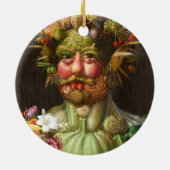 The Four Seasons: Vertumnus - Giuseppe Arcimboldo Keramisch Ornament (Achterkant)
