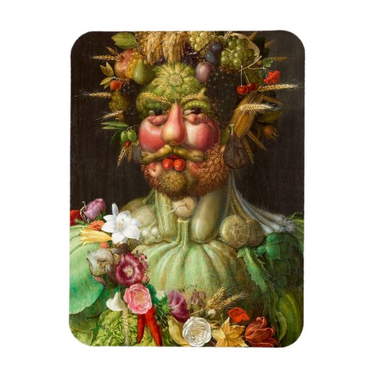 The Four Seasons: Vertumnus - Giuseppe Arcimboldo Magneet (Verticaal)