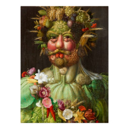 The Four Seasons: Vertumnus - Giuseppe Arcimboldo Perfect Poster