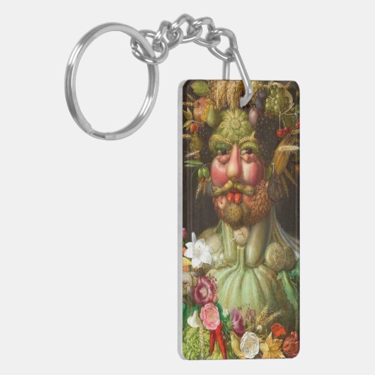 The Four Seasons: Vertumnus - Giuseppe Arcimboldo Sleutelhanger (Voorkant Links)