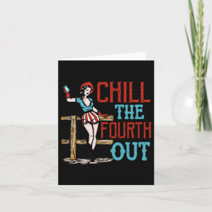 The Fourth Out 4 juli Patriottische Onafhankelijkh Kaart