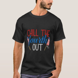 The Fourth Out Vuurwerk Usa Us 4th Of July Patrio T-shirt