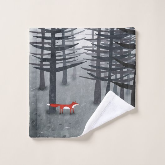 The Fox and the Forest Bad Handdoek (Wasdoekje)