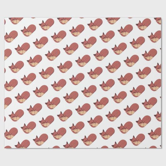 The Fox Cadeaupapier (Vlak)