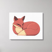 The Fox Canvas Afdruk (Voorkant)