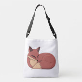 The Fox Crossbody Tas (Achterkant)