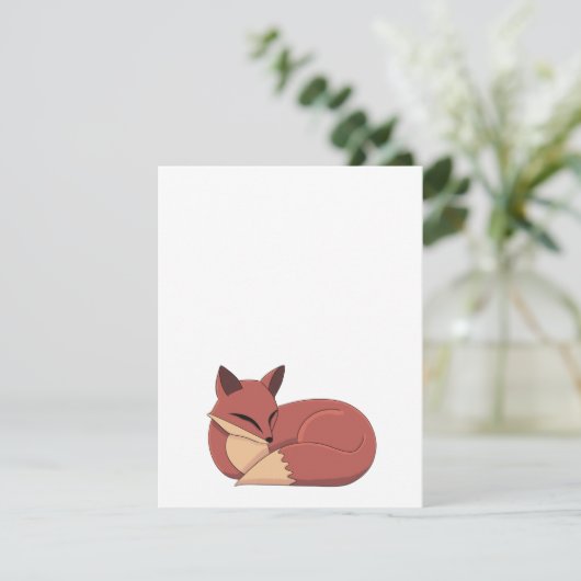 The Fox RSVP Kaartje (Staand voorkant)