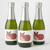 The Fox Sparkling Wijnetiket (Flessen)