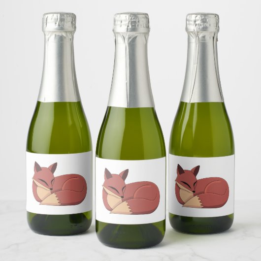 The Fox Sparkling Wijnetiket (Flessen)