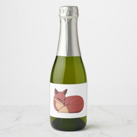 The Fox Sparkling Wijnetiket (Voorkant)