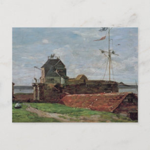 The Francois Ier Tower at le Havre, 1852 Briefkaart