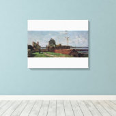 The Francois Ier Tower at le Havre, 1852 Canvas Afdruk (Insitu (Houten vloer))