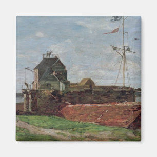The Francois Ier Tower at le Havre, 1852 Magneet