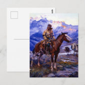 “The Free Trappers” door Charles M Russell Briefkaart (Voorkant / Achterkant)