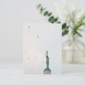 The Freedom Monument in Riga, Latvia Briefkaart (Staand voorkant)