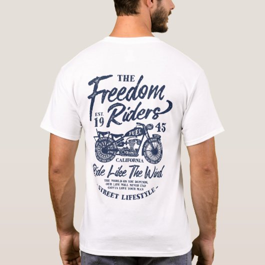 The Freedom Riders T-shirt (Achterkant)