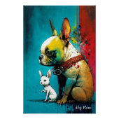 The French Bulldog - Composition 004 Perfect Poster (Voorkant)